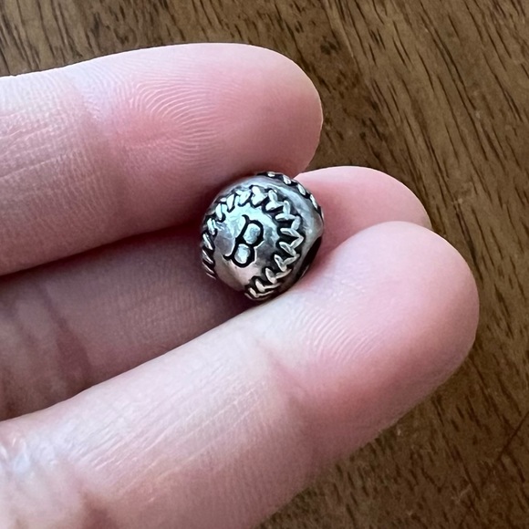 Retired Pandora x Boston Red Sox Baseball Bead Charm EUC - Picture 6 of 9
